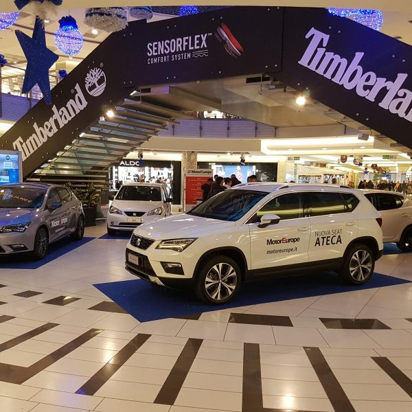 Esposizione nei centri commerciali e/o sportivi